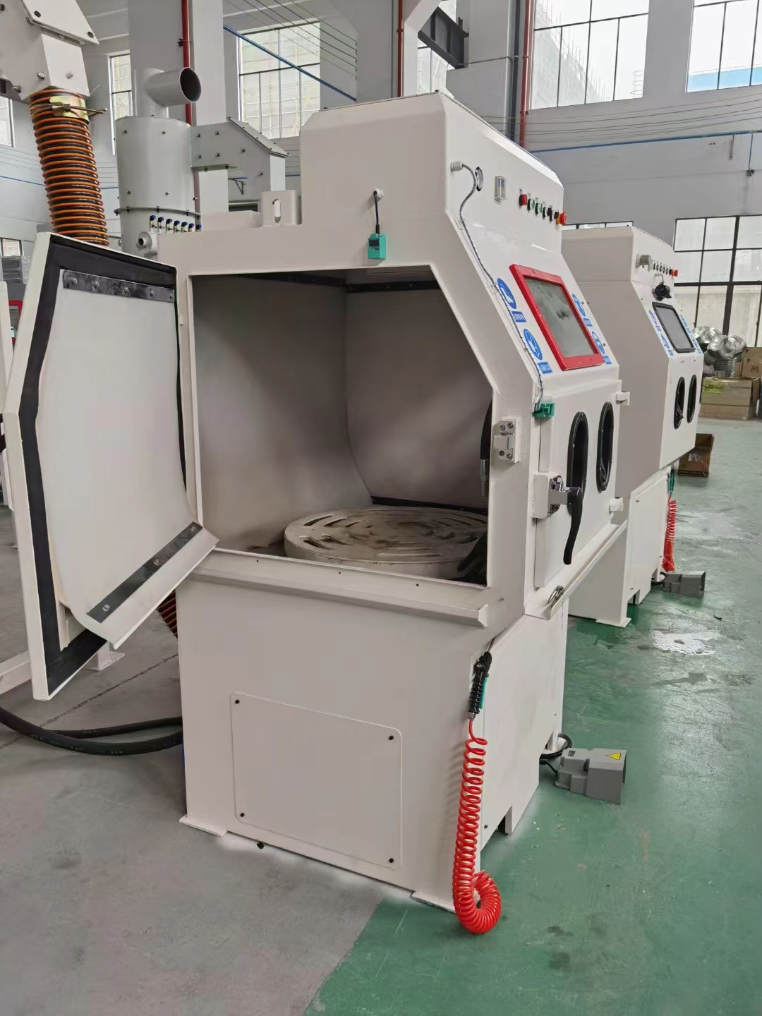 漯河移动式抛丸机的工作原理?