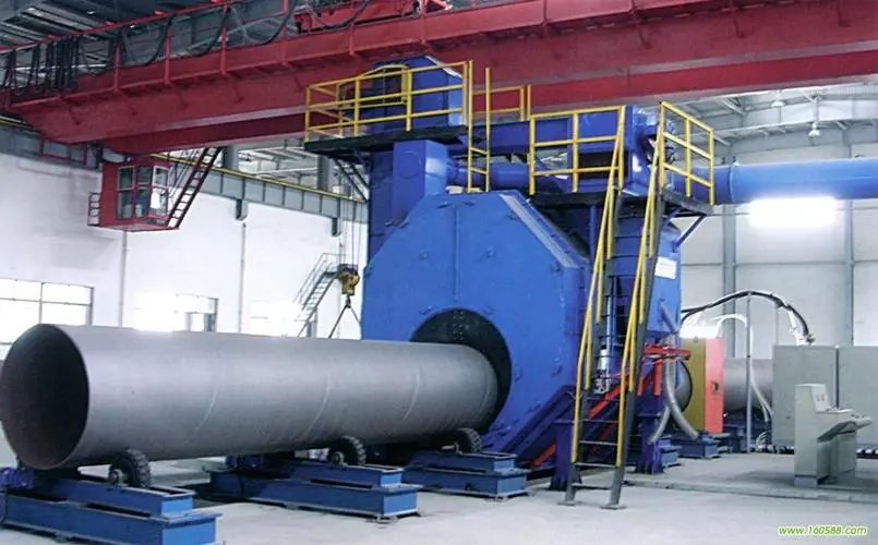 漯河自动环保钢管内壁喷砂机