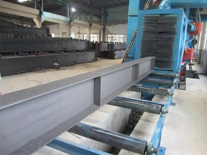 漯河自动输送重型工件喷砂机及其应用