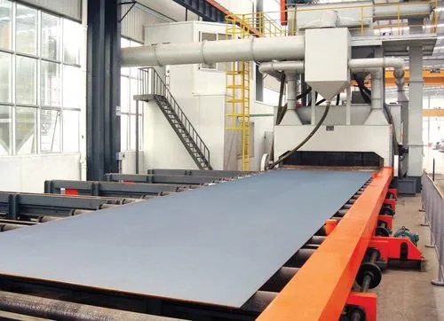 漯河非标定制碳钢型材喷砂机及其应用