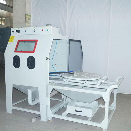 漯河喷砂机里面的砂能不能洗?怎么洗?