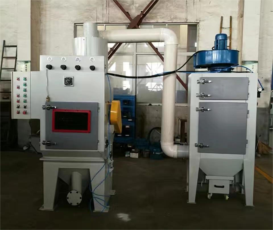 漯河中小型零件履带式自动喷砂机高效清洁省时省力