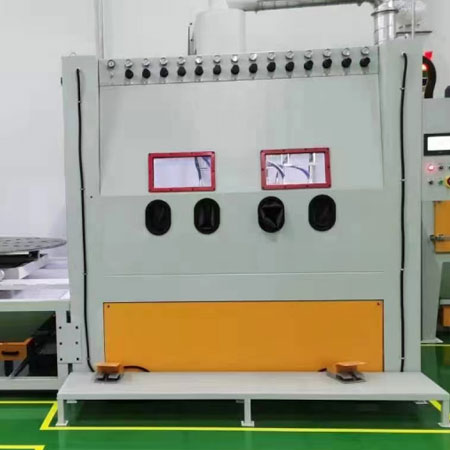 漯河高效生产，从箱体手动喷砂机开始，提升零部件质量